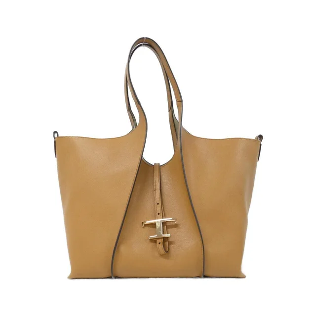Tod's T TIMELESS XBWTSBA0300Q8ES410 Bag in BRAUN / GOLD metal fittings leather from KOMEHYO