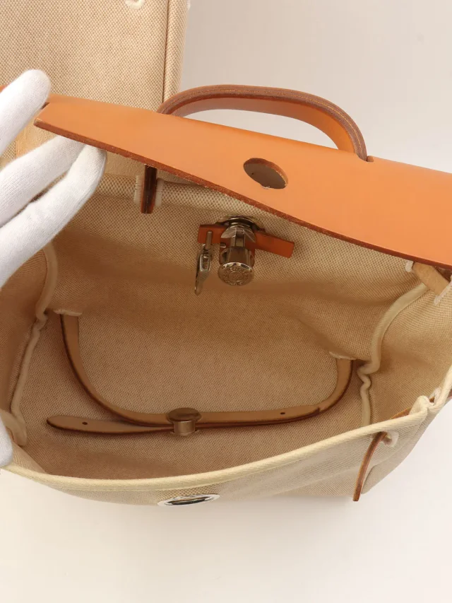 Hermès 2001年製 エールバッグアド ナチュラル from VINTAGE QOO TOKYO, photo 1 of 1