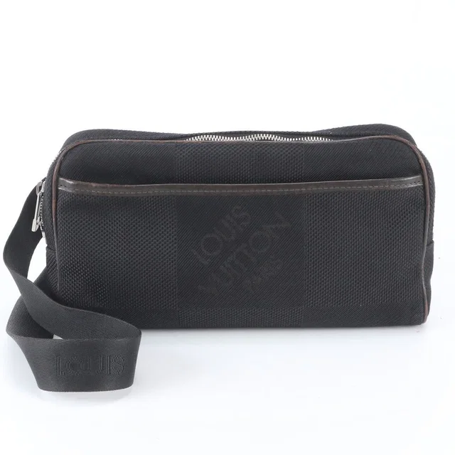 Louis Vuitton Damier Geant Acrobat Leather Shoulder Bag Crossbody Waist Pouch in Leather from The Reluxe
