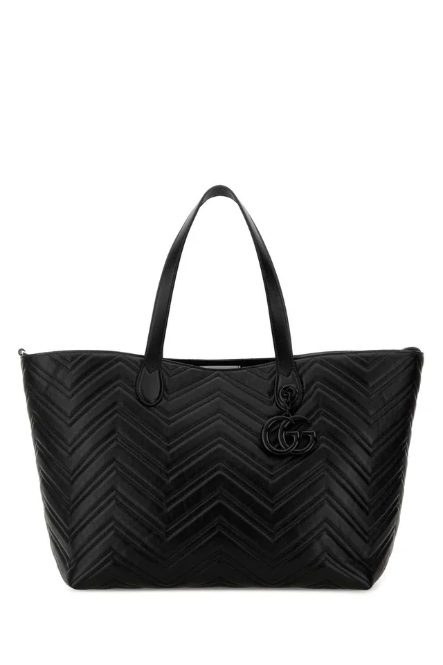 Gucci With Tote Bag — Black in Black Leather from HEWI