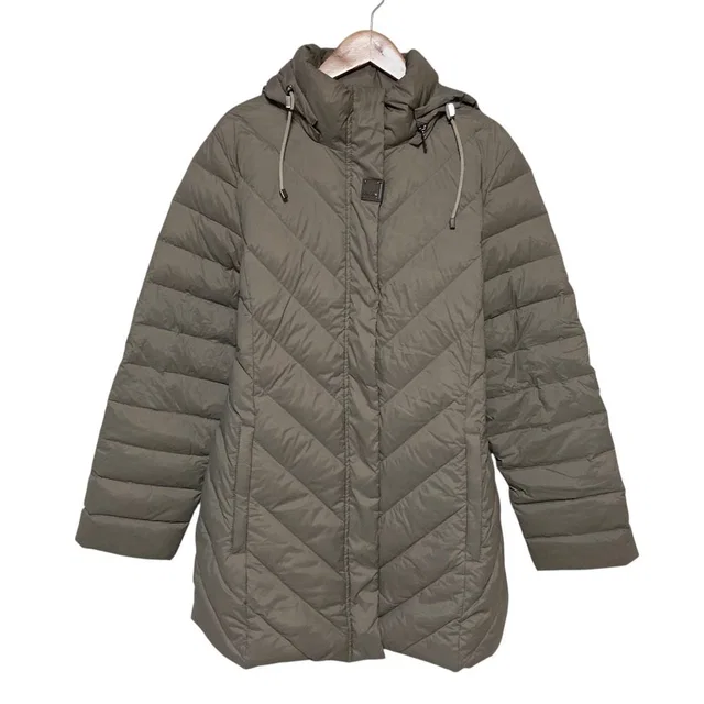 Balmain Quilted Down Coat from LuxUness