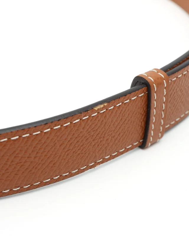 Hermès 18 Epsom Belt, Size 100 in Epsom leather from A Retro Tale, photo 7 of 9