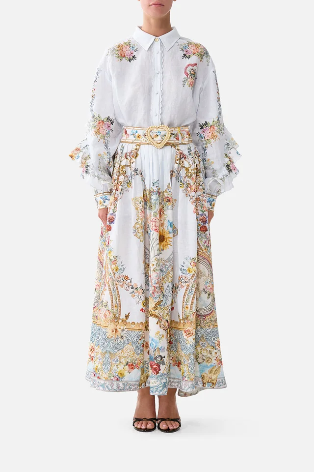 Camilla eBoutique BUTTON SHIRT WITH FRILL DETAIL SEVILLE SWEETHEART from CAMILLA, photo 1 of 1