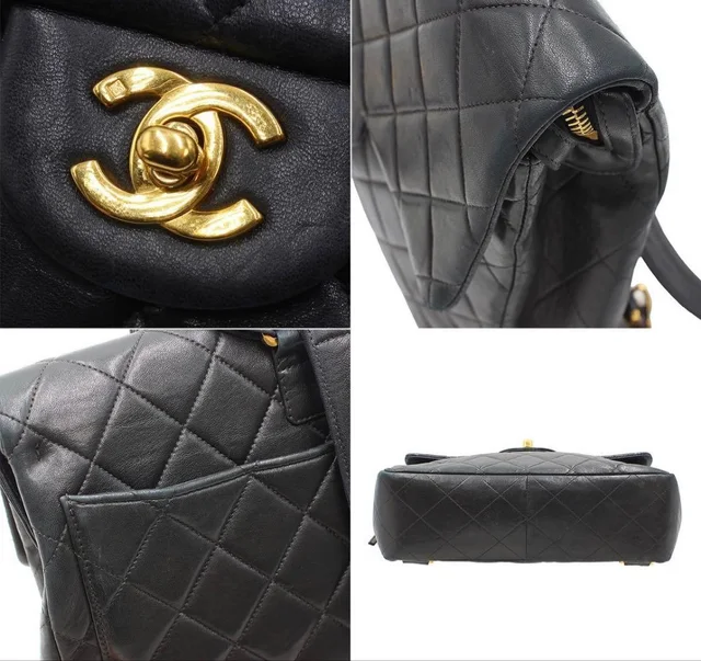Chanel Quilted Leather Backpack in Leather from The Reluxe, photo 2 of 2