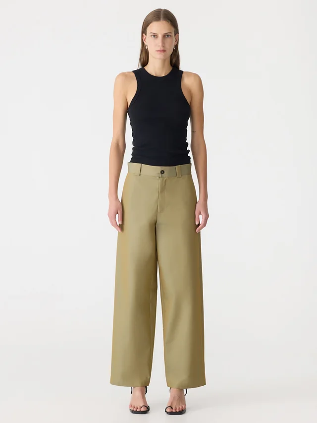 Bassike Gabardine Wide Leg Pant from bassike, photo 1 of 1