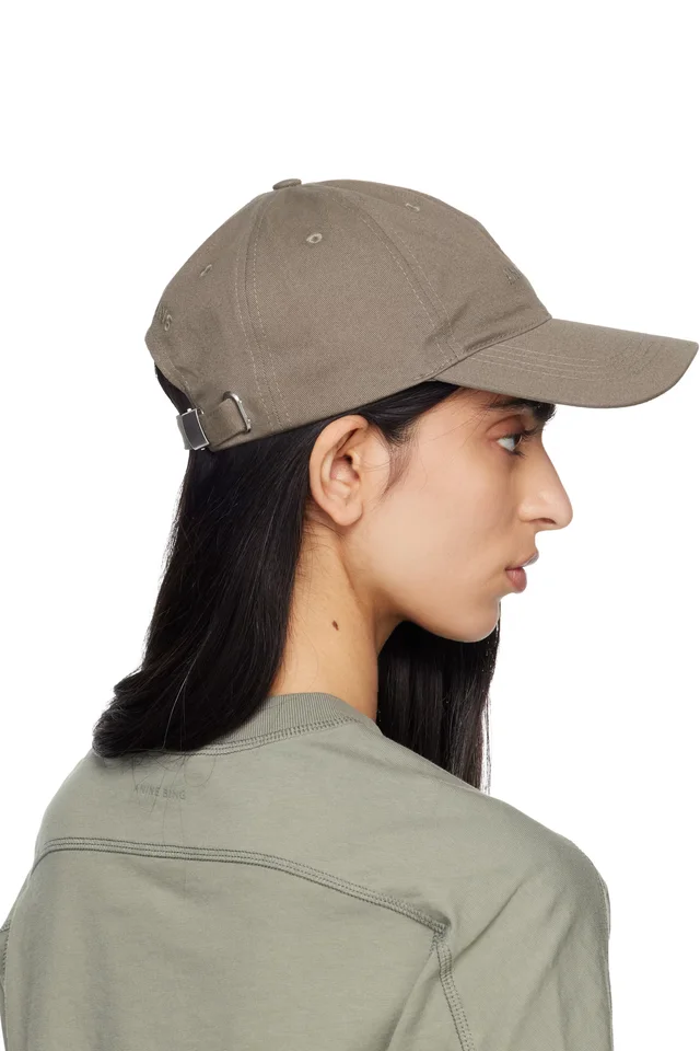 ANINE BING Green Jeremy Baseball Cap, photo 3 of 3 from SSENSE