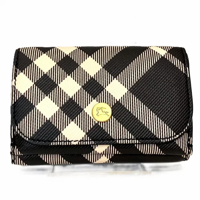 Burberry Leather Tri Fold Wallet in Leather from LuxUness