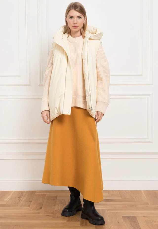 Jil Sander Vanilla Down Padded Gilet from HEWI