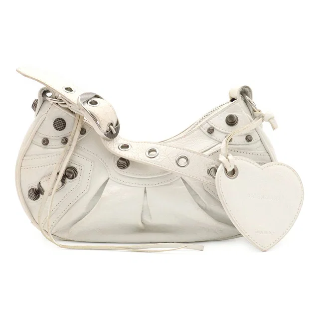 Balenciaga Le Cagole Leather Shoulder Bag in Leather from LuxUness