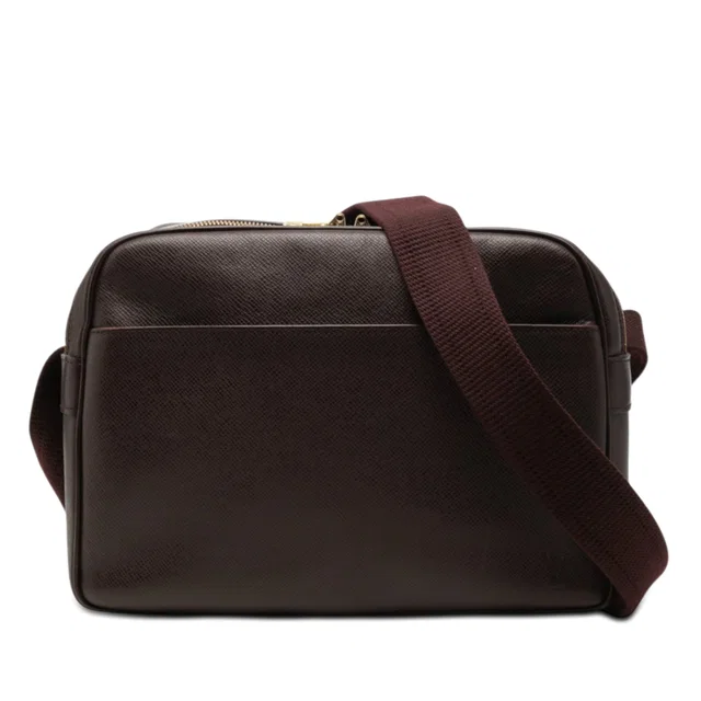 Red Louis Vuitton Taiga Reporter PM Crossbody Bag in Red Leather from Designer Revival, photo 1 of 1