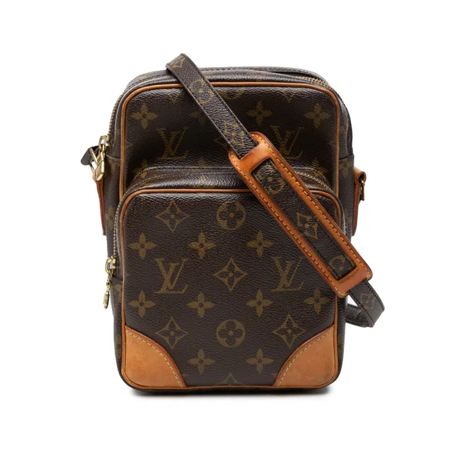 Brown Louis Vuitton Monogram Amazone Crossbody Bag in Brown Coated canvas from Designer Revival