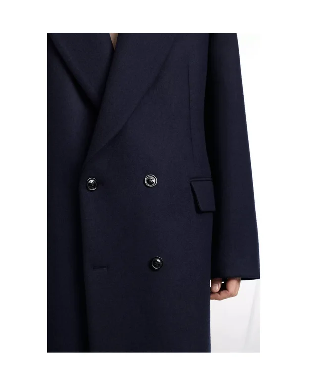 Maison Margiela Double-Breasted Wool Overcoat, photo 6 of 6 from SENSER