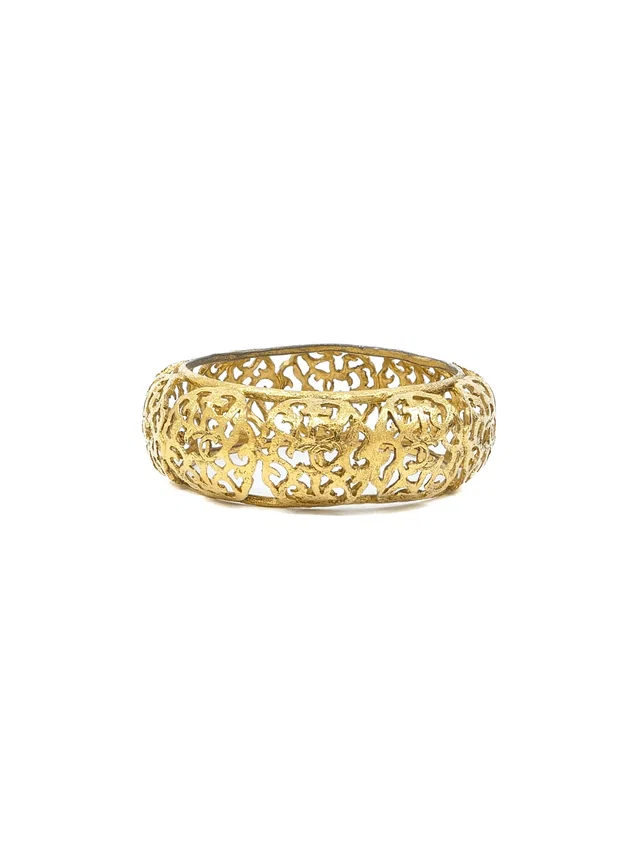 1990 Chanel Filigree Cutout Bangle Bracelet from Arcade Vintage