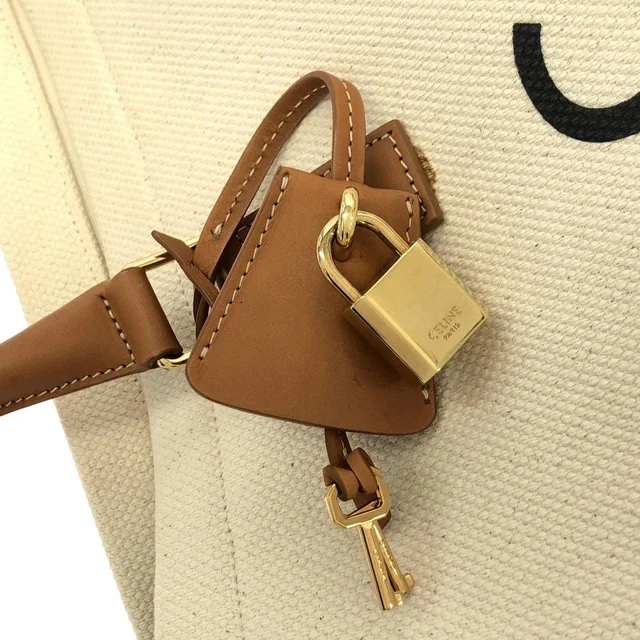 Celine Horizontal Cab Celine 190062BNZ Bag in 02NT/NATURAL+TAN(ナチュラル＋タン) / GOLD(ゴールド)金具 from KOMEHYO, photo 4 of 8
