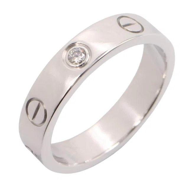 Cartier Mini Love Au750 Diamond Ring Size 9.5 from LuxUness