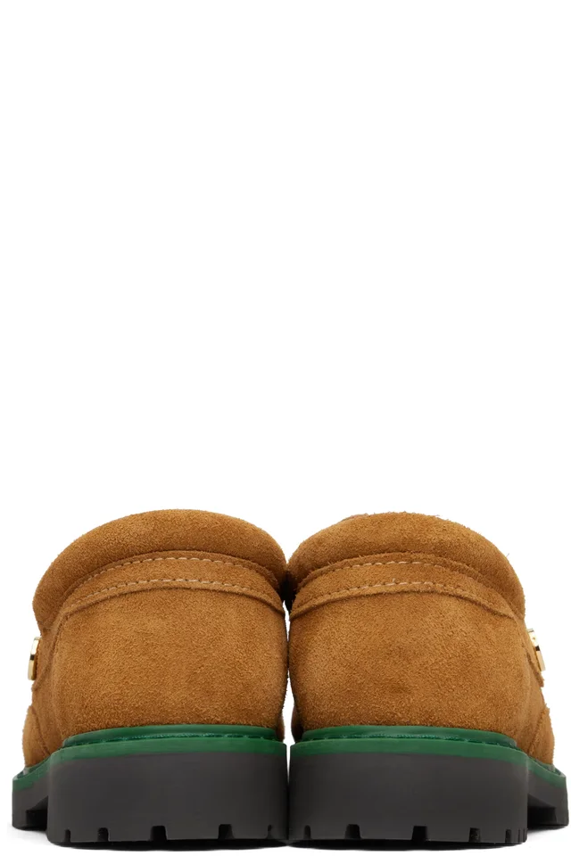 Casablanca Brown Leather Boat Shoes, photo 2 of 2 from SSENSE
