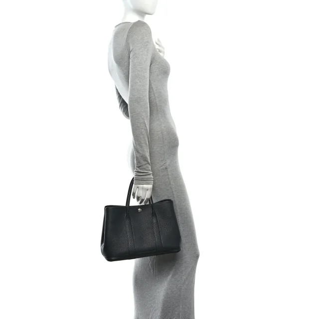 Hermès Negonda Garden Party 30 TPM Black in Black Caviar leather from FASHIONPHILE, photo 2 of 9