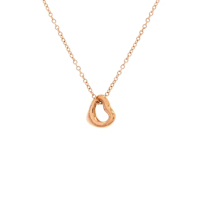 Tiffany & Co. Elsa Peretti Open Heart Pendant Necklace in gold from Rebag