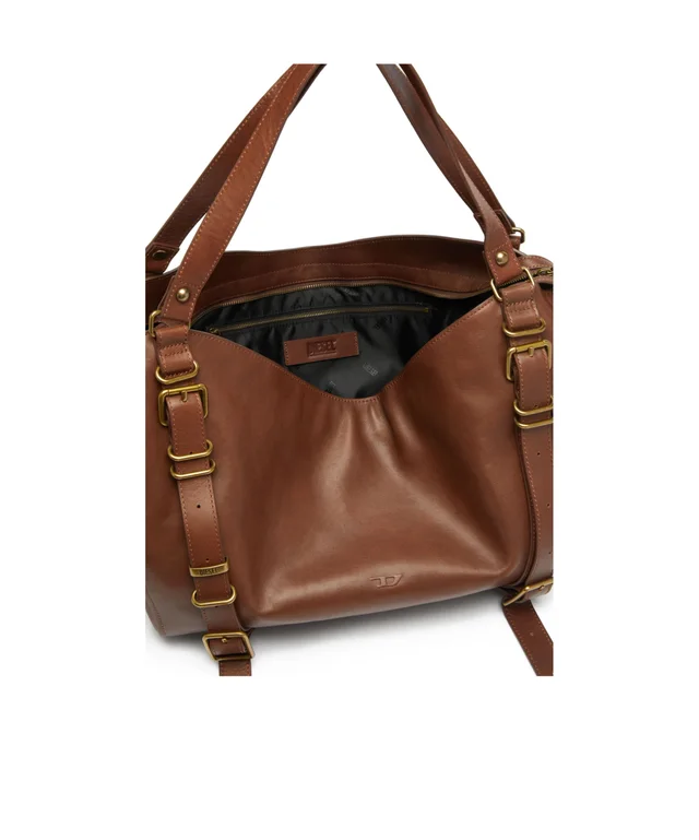 Diesel D-One-Large top-handle bag in treated leather, photo 4 of 4 from SENSER