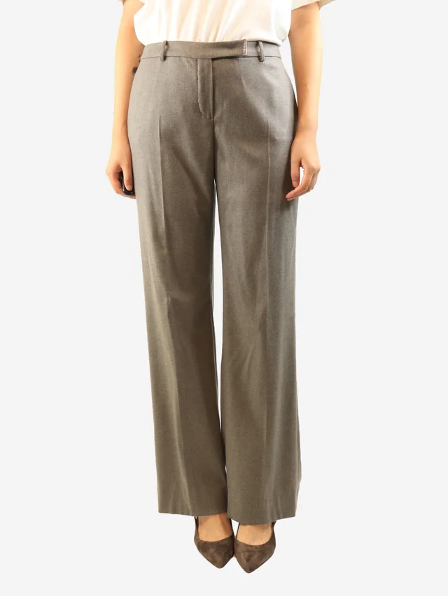 Loro Piana Brown cashmere trousers - size UK 10 in Brown Cashmere from Sign of the Times