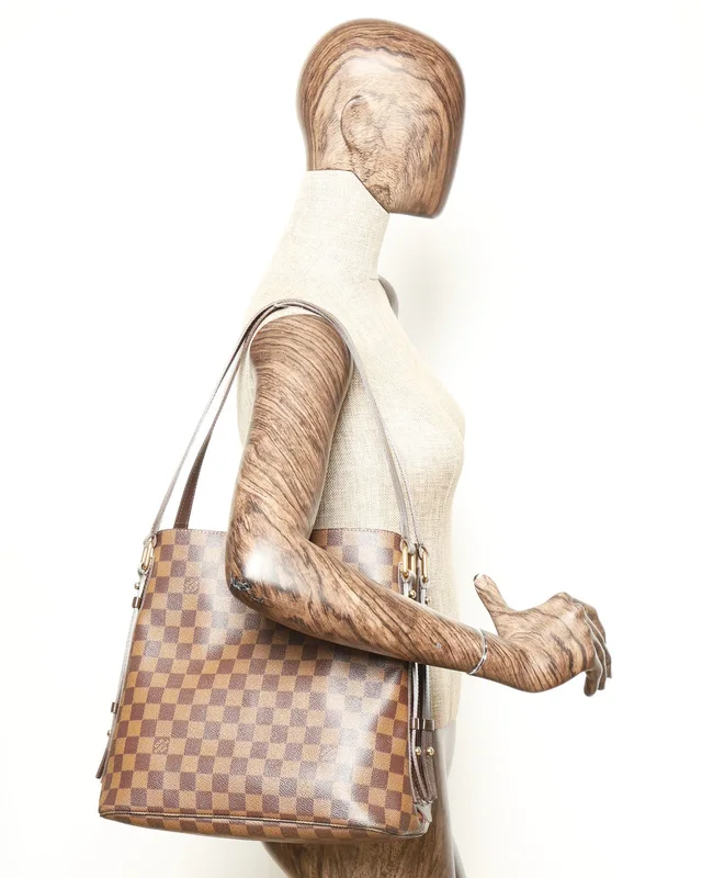 Louis Vuitton Damier Ebene Cabas Rivington Tote Bag in Brown Canvas from A Retro Tale, photo 8 of 8