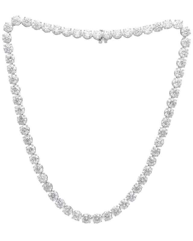 Diana M Lab Grown Diamonds Diana M. 14K 60.00 ct. tw. Lab-Grown Diamond Tennis Necklace, image 1 of 1 from Rue La La