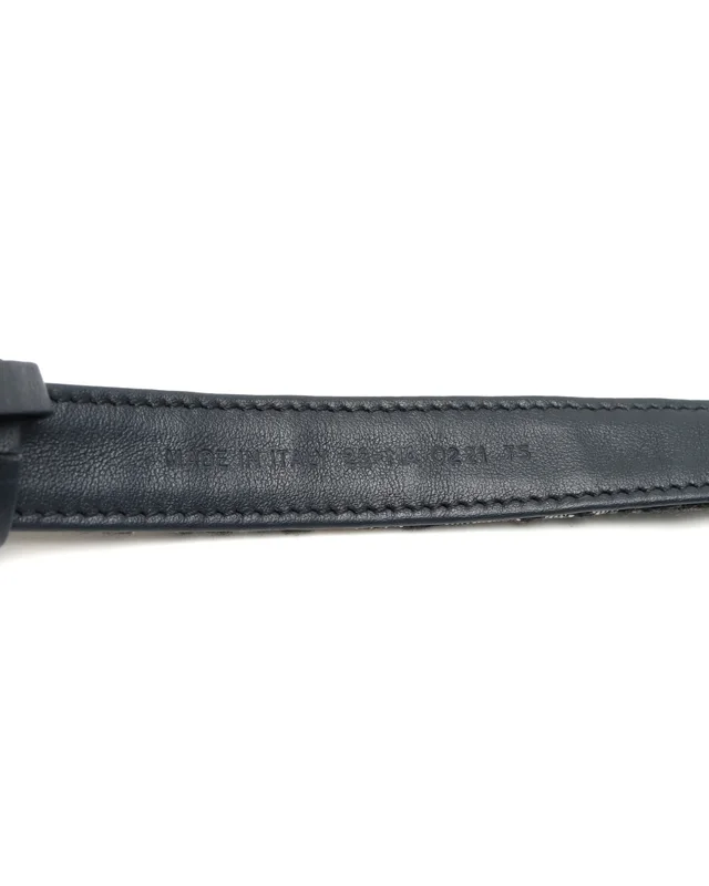 Dior CD Oblique Belt, size 75 in Denim from A Retro Tale, photo 5 of 6