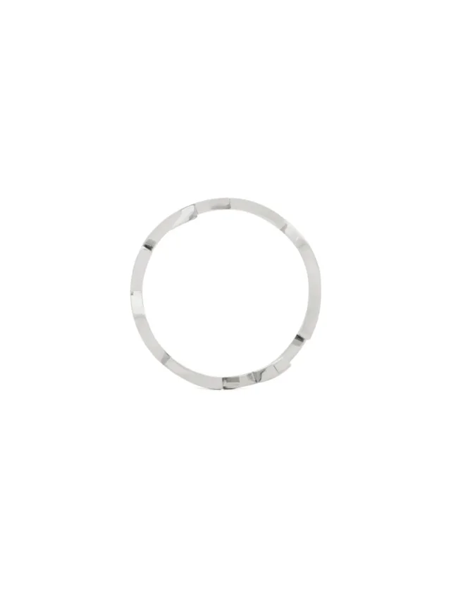 Saint Laurent Cassandre Ring — Silver Metal Rings in Silver from HEWI, photo 2 of 4