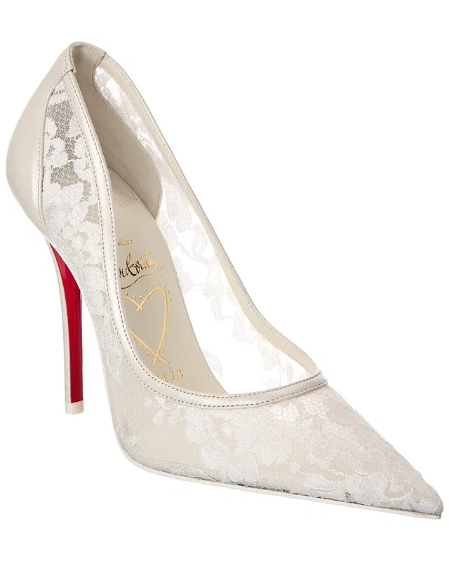 Christian Louboutin Miss Z 100 Mesh & Leather Pump, image 1 of 1 from Rue La La
