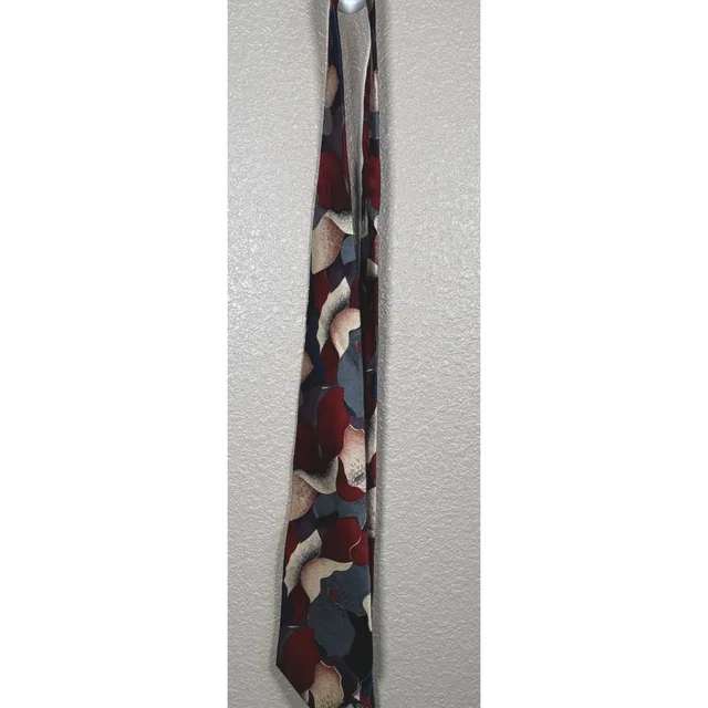 Givenchy Monsieur Men's Silk Tie Neck Tie Floral Multi-Color Classic in red Silk from Poshmark