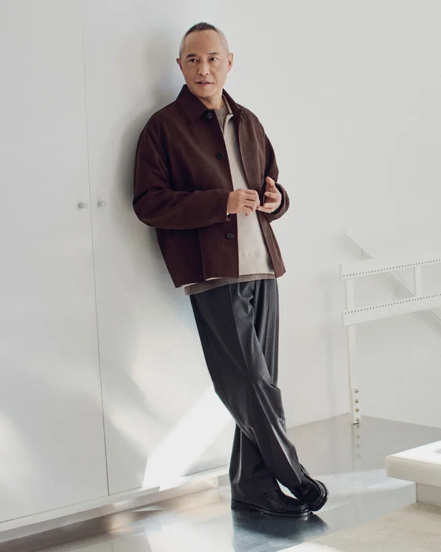 Theory Straight Drawstring Pant in Motion Wool, photo 6 of 6 from Theory