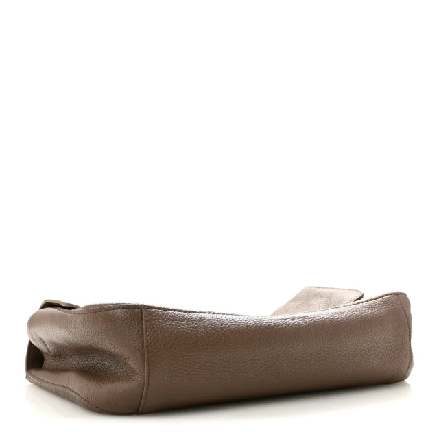 Chanel Grained Calfskin Small Souplissimo Maxi Flap Light Brown in Brown Caviar leather from FASHIONPHILE, photo 4 of 11