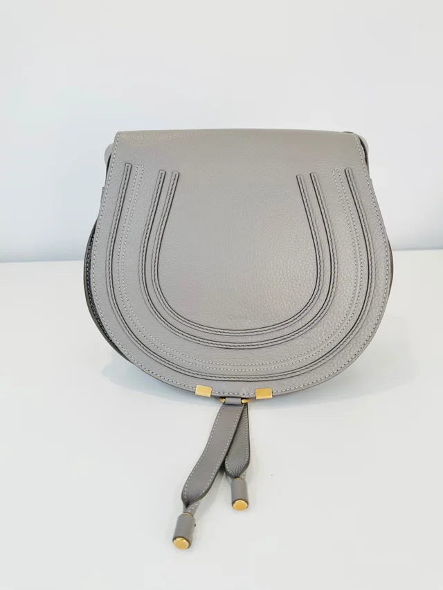 Chloé Large Leather Marcie Bag in Leather from Edit Second Hand