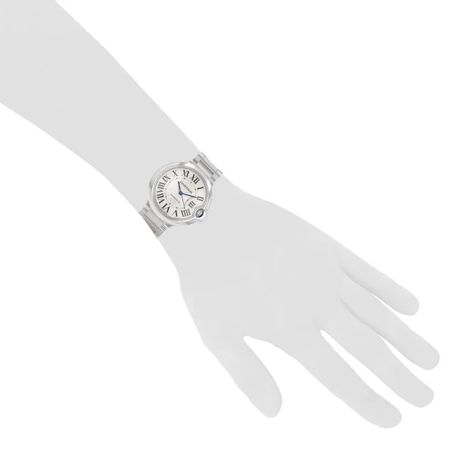 Ballon Bleu de Cartier watch in steel, Ref: Cartier - 3284 circa 2016 in Blue from Collector Square, photo 3 of 3