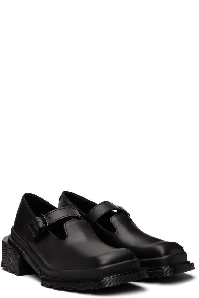 Dr. Martens Black Maybole Square Toe Mary Jane Heels, photo 4 of 5 from SSENSE