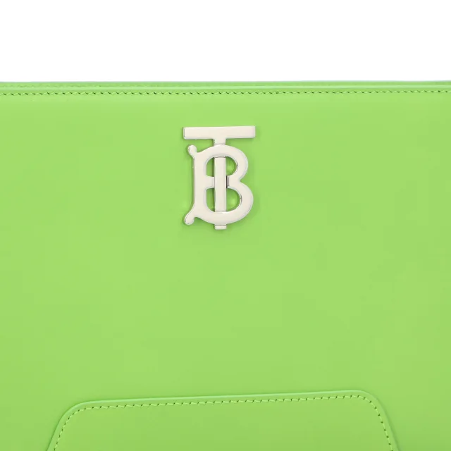 Burberry Shoulder Bag with Logo in Green, photo 4 of 5 from ShopSimon