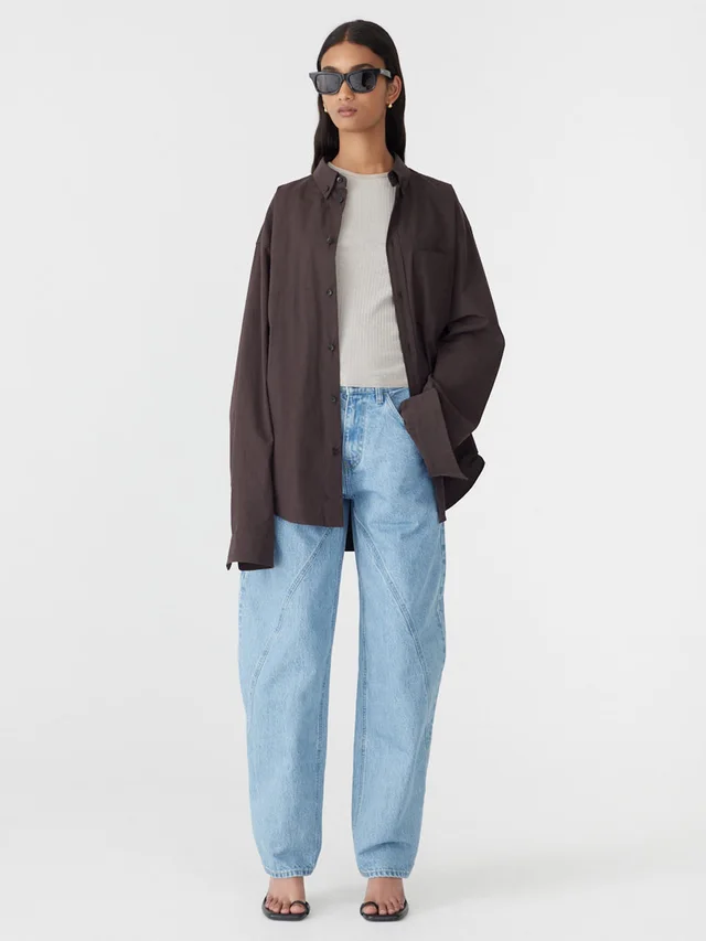 Bassike Universal Crushed Cotton Shirt from bassike, photo 1 of 1