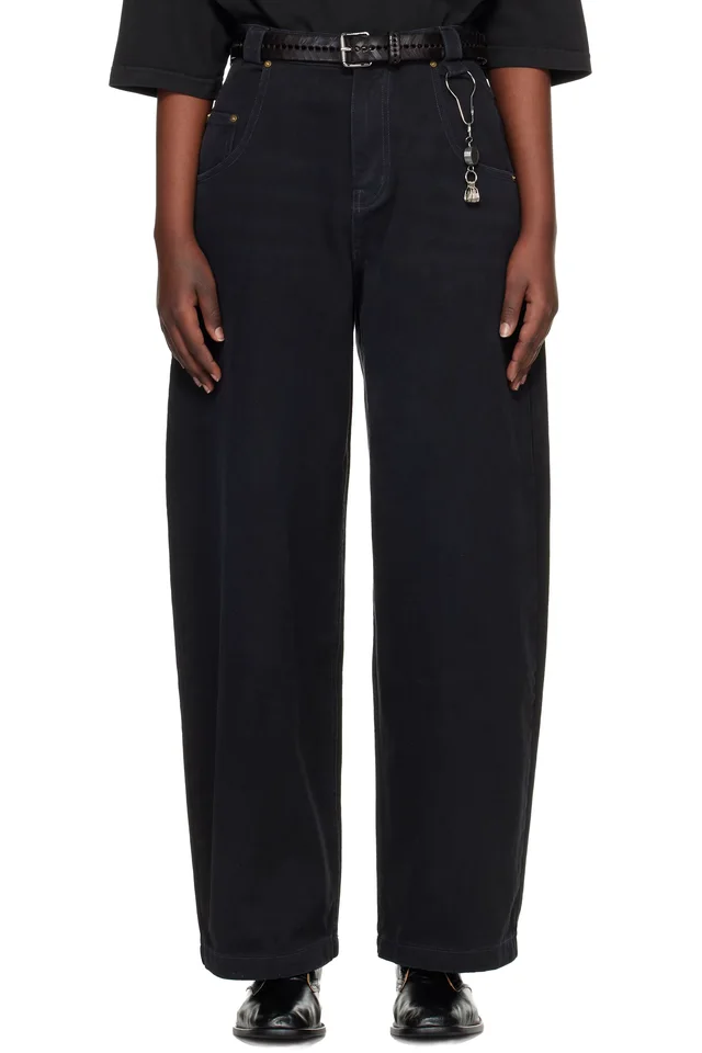 Black Bad Girl Jeans, image 1 of 1 from SSENSE