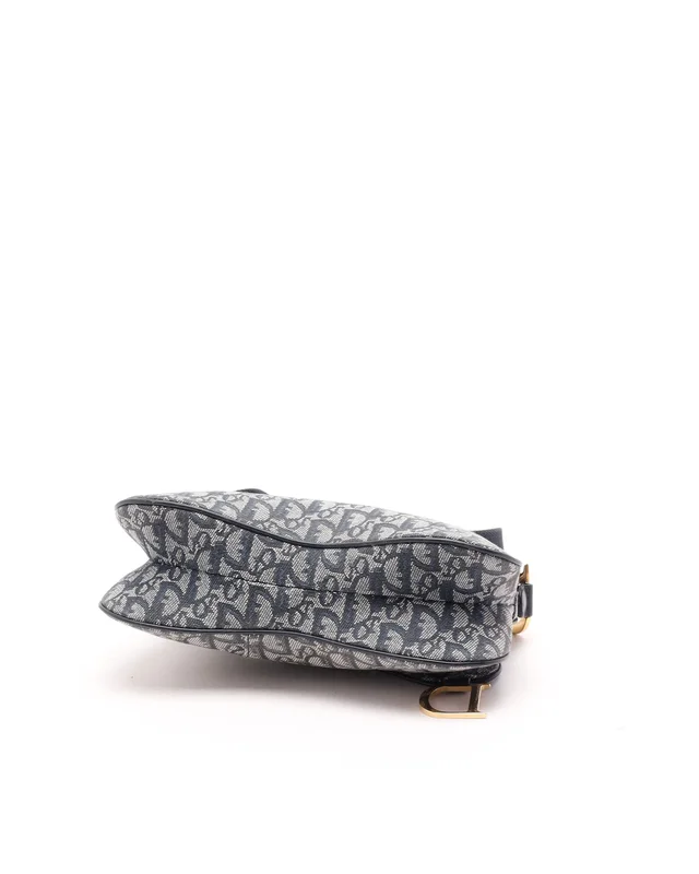 Dior Double Saddle Bag in Canvas from A Retro Tale, photo 4 of 8