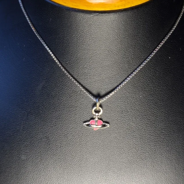 Vivienne Westwood Purple Heart Grail Vintage Necklace in Silver in silver|gray from Grailed