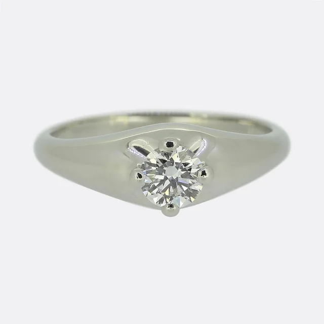 Bvlgari 0.35 Carat Diamond Corona Ring from The Vintage Jeweller