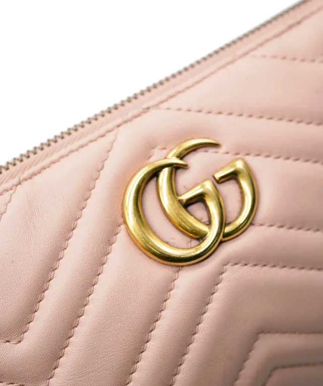 Gucci Ophelia Chevron GG Pochette in Leather from Luxury Promise, photo 3 of 15