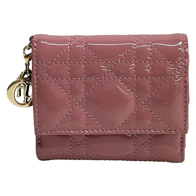 Dior 3 Fold Wallet in Leather from The Reluxe