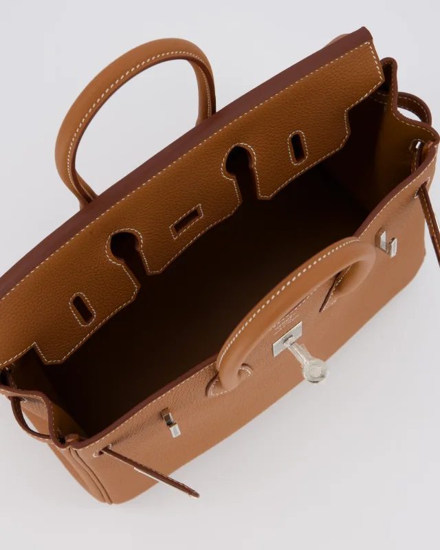 Hermès Birkin 25 Retourne Bag in Gold Togo leather from Sellier, photo 16 of 21