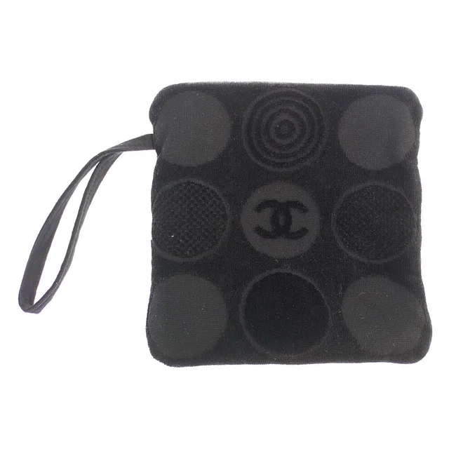 Chanel Dot CC Logo Travel Bag Black in Black from The Reluxe