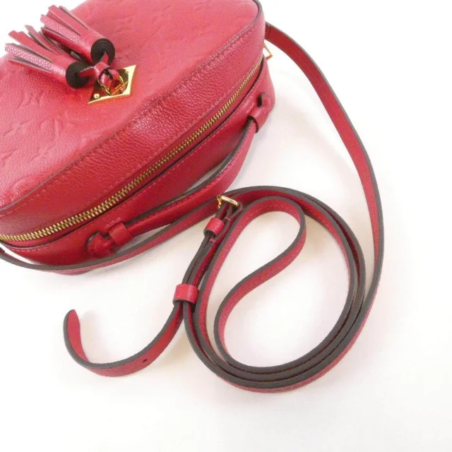 Louis Vuitton Saintonge Monogram Empreinte Shoulder Bag in Red Calfskin from LuxUness, photo 6 of 8