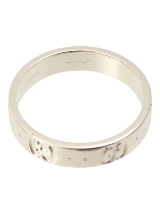 Gucci 18K Icon Ring #53 Silver in Silver from VINTAGE QOO TOKYO, photo 4 of 5