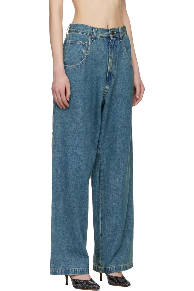 VETEMENTS Blue Hip-Hop Jeans, photo 2 of 4 from SSENSE