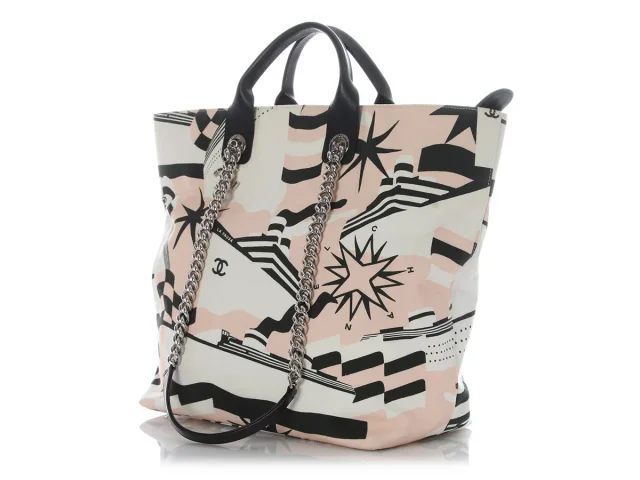 Chanel Large La Pausa Bay Shopping Tote in Canvas from Ann's Fabulous Finds, photo 3 of 9