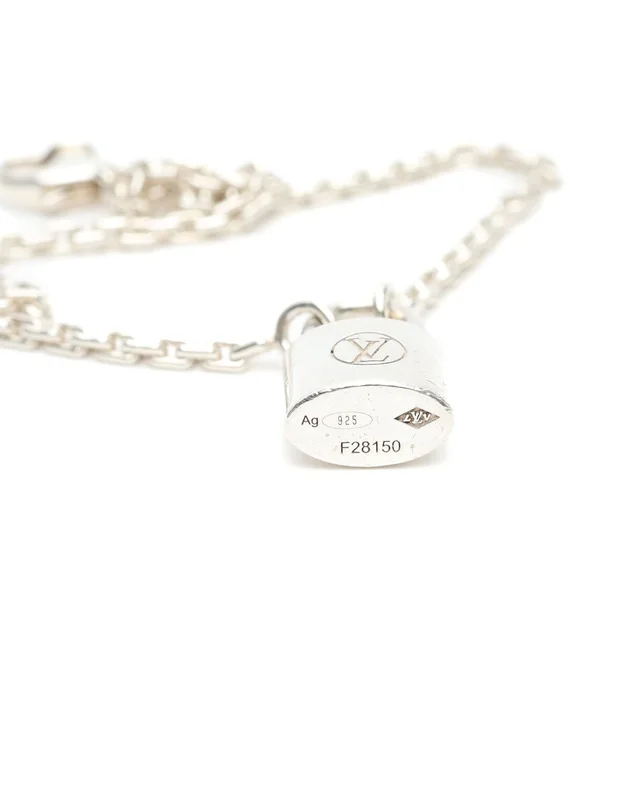 Louis Vuitton Silver Lock Bracelet in Silver from A Retro Tale, photo 3 of 3